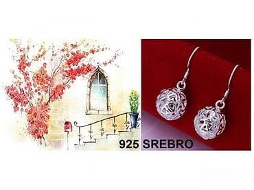 kom sa etiketom: Srebrne minđuše 925 – kuglice sa srcima - Materijal: srebro finoće at lalafo.rs — 3 kom sa etiketom: Srebrne minđuše 925 – kuglice sa srcima - Materijal: srebro finoće — 3