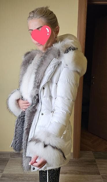 Burgije: Ženska zimska jakna sa pravim krznom nova - Boja: bela - Topla na lalafo.rs — 4 Burgije: Ženska zimska jakna sa pravim krznom nova - Boja: bela - Topla — 4