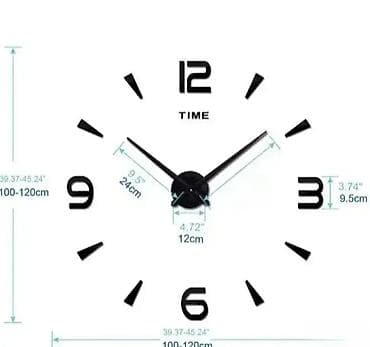 3D Samolepljivi Dekorativni Sat - Model 8 Novi modni trend u na lalafo.rs — 3 3D Samolepljivi Dekorativni Sat - Model 8 Novi modni trend u — 3