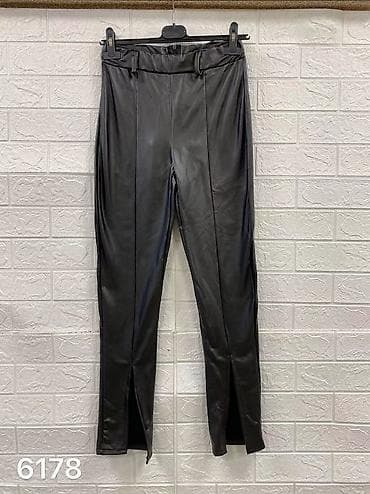 Ženske uske pantalone od eko kože – model 6178 - Materijal: mekana na lalafo.rs — 3 Ženske uske pantalone od eko kože – model 6178 - Materijal: mekana — 3