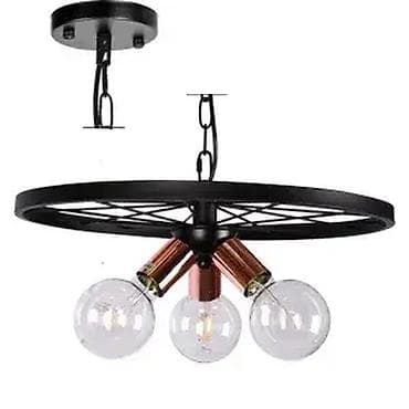 Stilski lusteri: MEGGA, ROBI VISILICA E27 BK RGD, 010209 Grlo: E27 Izvor svetla: max 3 na lalafo.rs — 2 Stilski lusteri: MEGGA, ROBI VISILICA E27 BK RGD, 010209 Grlo: E27 Izvor svetla: max 3 — 2