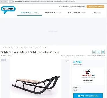 Sport & Hobby: Sanke od metala sa drvenim letvicama – robusne i stabilne za uživanje at lalafo.rs — 3 Sport & Hobby: Sanke od metala sa drvenim letvicama – robusne i stabilne za uživanje — 3