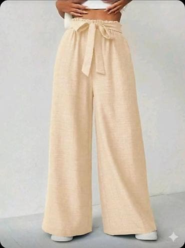 pantalone butiku ali: Ženske široke pantalone sa visokim strukom i kaišem 2komafa po jednoj na lalafo.rs — 2 pantalone butiku ali: Ženske široke pantalone sa visokim strukom i kaišem 2komafa po jednoj — 2