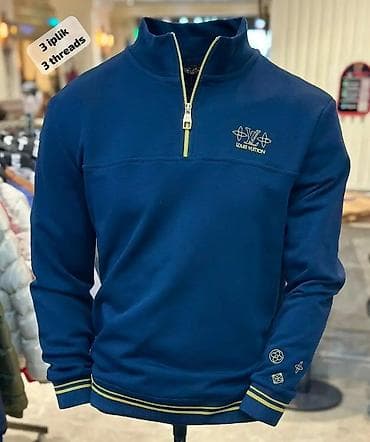 Muški džemper/duks sa rajsferšlusom do pola (half-zip), bela boja. - na lalafo.rs — 6 Muški džemper/duks sa rajsferšlusom do pola (half-zip), bela boja. - — 6