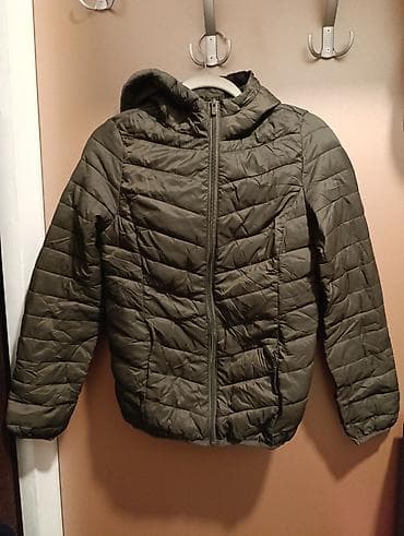 Ženska puf jakna sa kapuljačom – maslinasto zelena - Model: lagana at lalafo.rs — 10 Ženska puf jakna sa kapuljačom – maslinasto zelena - Model: lagana — 10