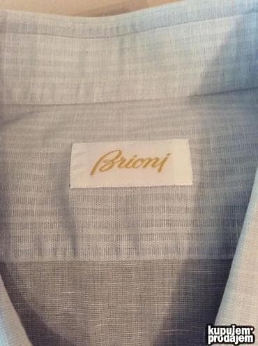 Original Brioni kosulja 43 PRAKTICNO NOVA 100% extra fine cotton Made na lalafo.rs — 2 Original Brioni kosulja 43 PRAKTICNO NOVA 100% extra fine cotton Made — 2