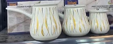 Set džezvi za kafu/čaj – 3 kom - Materijal: emajlirani čelik - na lalafo.rs Set džezvi za kafu/čaj – 3 kom - Materijal: emajlirani čelik -