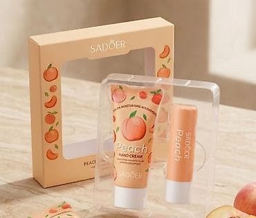 SADOER Peach set za negu ruku i usana - Miris: breskva - Sadržaj na lalafo.rs SADOER Peach set za negu ruku i usana - Miris: breskva - Sadržaj