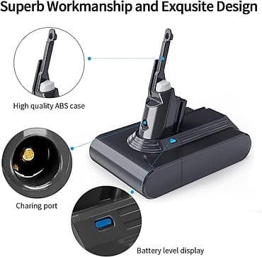 Zamenska baterija za Dyson V7 seriju - Kompatibilnost: Dyson V7 All na lalafo.rs — 4 Zamenska baterija za Dyson V7 seriju - Kompatibilnost: Dyson V7 All — 4
