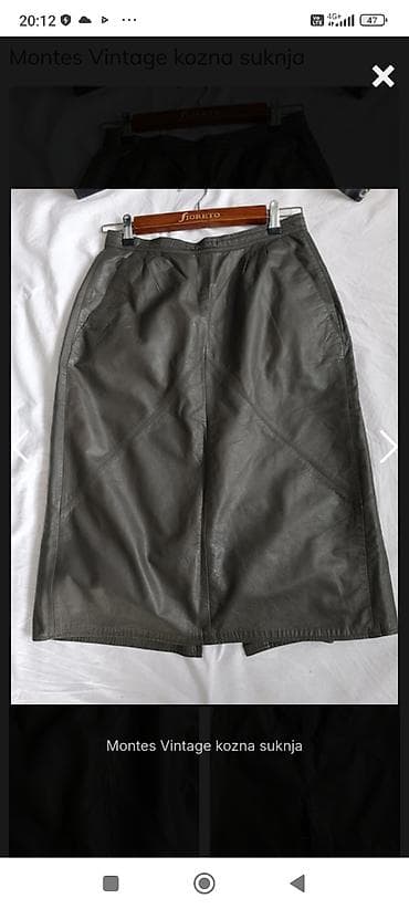 RASPRODAJA!!!Vintage kozna suknja. EU 42,odgovara.nasem na lalafo.rs — 1 RASPRODAJA!!!Vintage kozna suknja. EU 42,odgovara.nasem — 1