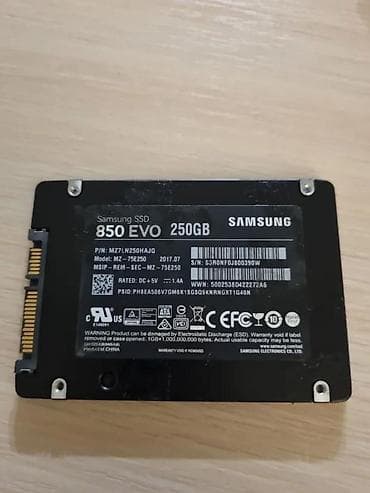 SSD Disk Samsung 850 EVO 250GB SATA III. Ispravan, zdrav 100% at lalafo.rs — 1 SSD Disk Samsung 850 EVO 250GB SATA III. Ispravan, zdrav 100% — 1