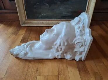 Stilske konzole: Tri konzole od glaziranog gipsa u dobrom stanju sa sitnim ostecenjima na lalafo.rs — 3 Stilske konzole: Tri konzole od glaziranog gipsa u dobrom stanju sa sitnim ostecenjima — 3