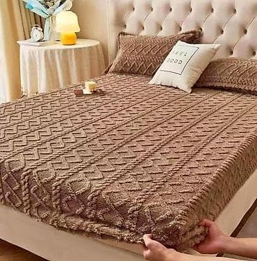 Plišana presvlaka/štitnik za dušek sa jastučnicama - Materijal na lalafo.rs — 4 Plišana presvlaka/štitnik za dušek sa jastučnicama - Materijal — 4