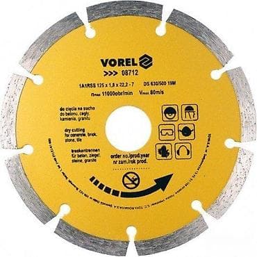 Ploča za sečenje betona, segment 125 mm Vorel Proizvod iz Poljske na lalafo.rs — 2 Ploča za sečenje betona, segment 125 mm Vorel Proizvod iz Poljske — 2