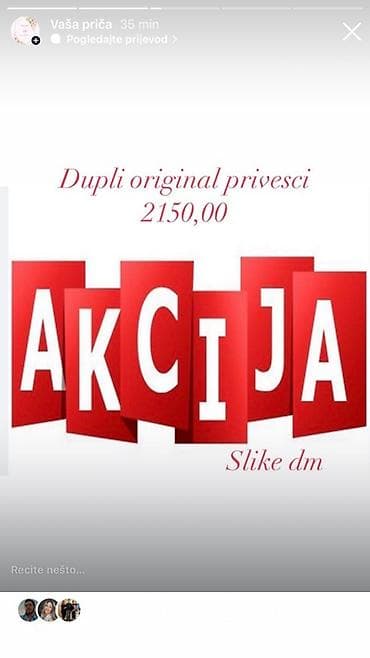 Privesci – akcijska ponuda - Privesci po 1000,00 - Dupli original na lalafo.rs — 3 Privesci – akcijska ponuda - Privesci po 1000,00 - Dupli original — 3
