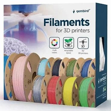 Electronics: Gembird PETG filament za 3D štampače – siva boja - Materijal: PETG at lalafo.rs — 3 Electronics: Gembird PETG filament za 3D štampače – siva boja - Materijal: PETG — 3
