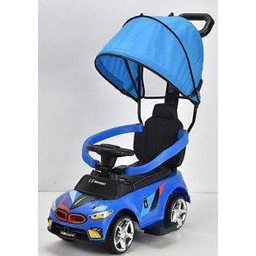 Baby Push Walkers: Dečiji guralica–autić sa ručkom i tendom - Model sa naslonom i at lalafo.rs — 1 Baby Push Walkers: Dečiji guralica–autić sa ručkom i tendom - Model sa naslonom i — 1