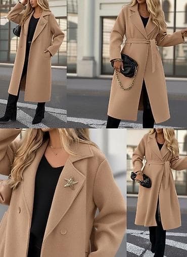 🔥Ženski elegantni kaput do kolena po top ceni 3300 din Uni velicina na lalafo.rs — 3 🔥Ženski elegantni kaput do kolena po top ceni 3300 din Uni velicina — 3