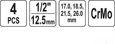 Gedore za uklanjanje teško oštećenih šrafova – 4 kom, 1/2" Cena na lalafo.rs — 3 Gedore za uklanjanje teško oštećenih šrafova – 4 kom, 1/2" Cena — 3