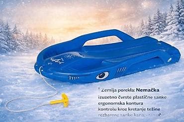 Dečije sportske igračke: Plastične sanke “Shark” – ergonomski bob za sneg - Zemlja porekla na lalafo.rs — 1 Dečije sportske igračke: Plastične sanke “Shark” – ergonomski bob za sneg - Zemlja porekla — 1