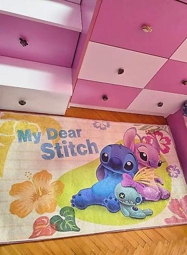 Dečiji tepih sa motivom Stitcha 140x80cm - Dizajn: dva različita na lalafo.rs — 1 Dečiji tepih sa motivom Stitcha 140x80cm - Dizajn: dva različita — 1