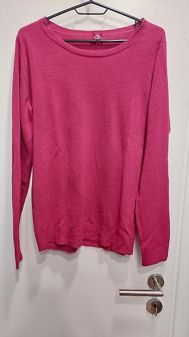 za svaki dan: Ženski džemper, boja fuksija/roze. - Kroj: klasičan, ravna silueta - at lalafo.rs — 1 za svaki dan: Ženski džemper, boja fuksija/roze. - Kroj: klasičan, ravna silueta - — 1