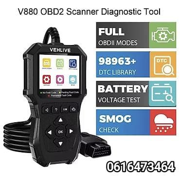 Transport: Novo - VEHLIVE V880 OBD2 Auto Dijagnostika OBD2 čitač kodova za at lalafo.rs — 1 Transport: Novo - VEHLIVE V880 OBD2 Auto Dijagnostika OBD2 čitač kodova za — 1