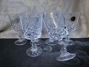 Lux daimond,case za vino kristal,rucni rad d'Argues Francuska iz 80ih na lalafo.rs — 8 Lux daimond,case za vino kristal,rucni rad d'Argues Francuska iz 80ih — 8
