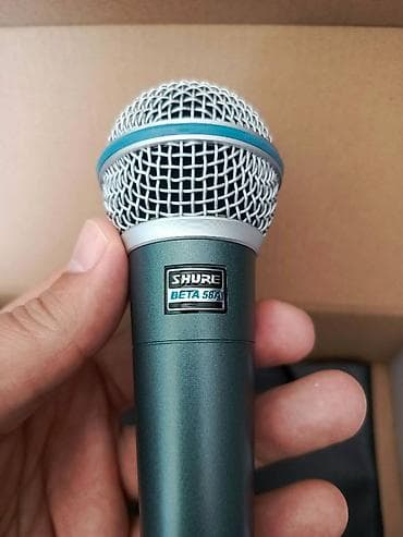 Shure Beta 58A dinamički vokalni mikrofon - Superkardioidna usmerena na lalafo.rs — 1 Shure Beta 58A dinamički vokalni mikrofon - Superkardioidna usmerena — 1