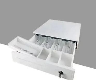 Fiskalna kasa – metalna fioka za novac (POS cash drawer), bela - na lalafo.rs — 2 Fiskalna kasa – metalna fioka za novac (POS cash drawer), bela - — 2