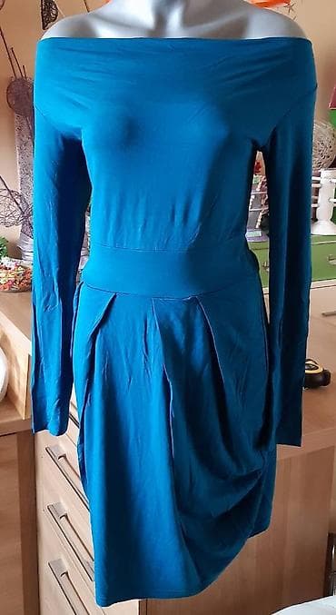 Haljina GINNA Fashion Collection, veličina 40. - Boja: tirkizno-plava na lalafo.rs — 1 Haljina GINNA Fashion Collection, veličina 40. - Boja: tirkizno-plava — 1