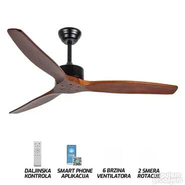 Plafonski ventilatori: 2 smera rotacije. Snaga: Motor 31W. Brzina: 6. Broj obrtaja na lalafo.rs — 2 Plafonski ventilatori: 2 smera rotacije. Snaga: Motor 31W. Brzina: 6. Broj obrtaja — 2