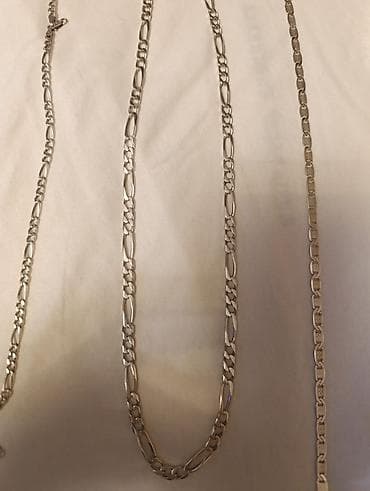 Srebrne muške lančane ogrlice – više modela - Materijal: izgled na lalafo.rs — 2 Srebrne muške lančane ogrlice – više modela - Materijal: izgled — 2