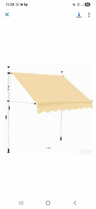 Balkonska Tenda 200x120cm Bež Karakteristike: - Idealno za terase i na lalafo.rs — 3 Balkonska Tenda 200x120cm Bež Karakteristike: - Idealno za terase i — 3