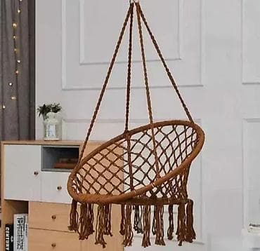 🍃 Viseca Gnezdo Ljuljaška za Dvorište, Baštu, Terase - Braon Boja 🌿 na lalafo.rs — 2 🍃 Viseca Gnezdo Ljuljaška za Dvorište, Baštu, Terase - Braon Boja 🌿 — 2