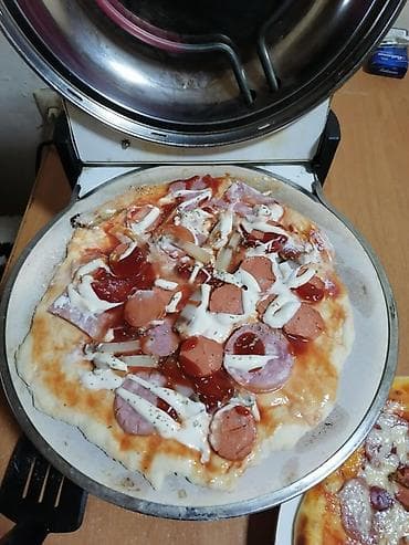 Električna pekač/pećnica za pizzu - Kompaktan aparat za pravljenje na lalafo.rs — 2 Električna pekač/pećnica za pizzu - Kompaktan aparat za pravljenje — 2