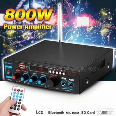 Bluetooth pojačavač BT 309A 🎶 Bluetooth stereo risiver / Digitalni na lalafo.rs Bluetooth pojačavač BT 309A 🎶 Bluetooth stereo risiver / Digitalni