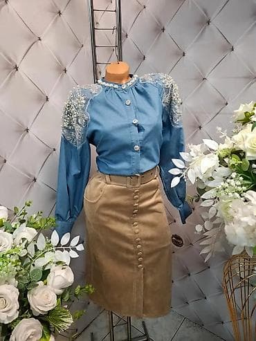 Elegantna ženska košulja Bluza: - Svetloplava teksas bluza sa na lalafo.rs Elegantna ženska košulja Bluza: - Svetloplava teksas bluza sa