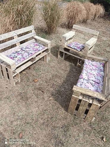 Garden furniture: Bastenski set paleta dostupan odmah Dva dvoseda 120x40 Fotelja at lalafo.rs — 3 Garden furniture: Bastenski set paleta dostupan odmah Dva dvoseda 120x40 Fotelja — 3