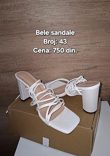 Shein sandale
Broj: 43
Gazište: 27cm
Štikla: 7.5cm
Cena: 750 din na lalafo.rs — 2 Shein sandale
Broj: 43
Gazište: 27cm
Štikla: 7.5cm
Cena: 750 din — 2