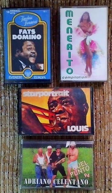Ostalo: 4 originalne kasete – Fats Domino, Louis Armstrong Starportrait na lalafo.rs — 1 Ostalo: 4 originalne kasete – Fats Domino, Louis Armstrong Starportrait — 1