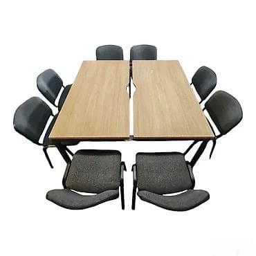 Furniture: Radni kancelarijski stolovi 2u1, 4u1, 6u1 dim 140x140 cm Prodajem at lalafo.rs — 6 Furniture: Radni kancelarijski stolovi 2u1, 4u1, 6u1 dim 140x140 cm Prodajem — 6