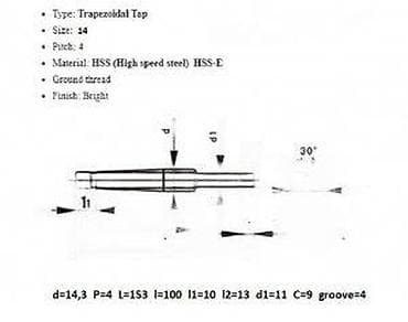 cista koza broj: Navojna slavina – trapezni navoj TR 14×4 - Tip: trapezoidna slavina na lalafo.rs — 5 cista koza broj: Navojna slavina – trapezni navoj TR 14×4 - Tip: trapezoidna slavina — 5