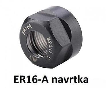 Tools & Equipment: ER16-A navrtka za steznu glavu - Tip: ER16-A navrtka (collet nut) - at lalafo.rs — 2 Tools & Equipment: ER16-A navrtka za steznu glavu - Tip: ER16-A navrtka (collet nut) - — 2