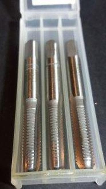 Tool Accessories & Attachments: Set od 3 HSS navojnih ureznica – DIN 352 - Brend: EURO Tools at lalafo.rs — 2 Tool Accessories & Attachments: Set od 3 HSS navojnih ureznica – DIN 352 - Brend: EURO Tools — 2