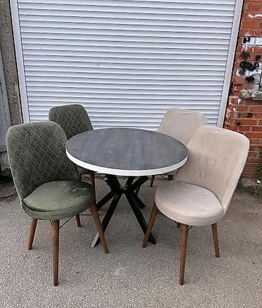 Set za trpezariju – okrugli sto + 4 stolice na lalafo.rs — 8 Set za trpezariju – okrugli sto + 4 stolice — 8