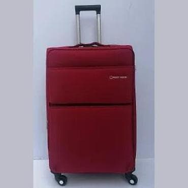 Travel suitcases and bags: Veliki putni kofer na točkićima – crveni - Materijal: mekani tekstil at lalafo.rs — 8 Travel suitcases and bags: Veliki putni kofer na točkićima – crveni - Materijal: mekani tekstil — 8