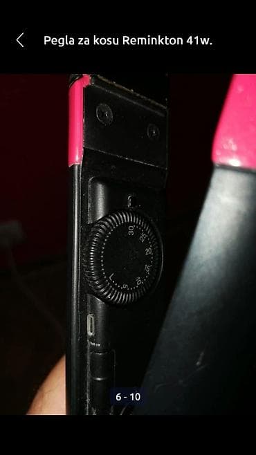 Pegla za kosu 41 w Remington dobra ispravna. Kabal uredu. Zbog na lalafo.rs — 9 Pegla za kosu 41 w Remington dobra ispravna. Kabal uredu. Zbog — 9