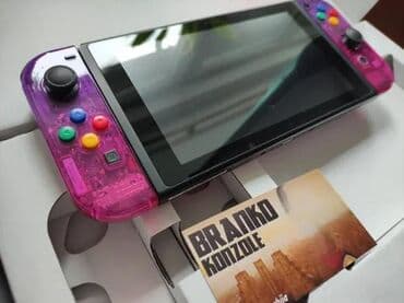 Nintendo Switch konzola 32gb + 512gb microSD sa 130 igara! Konzola je at lalafo.rs Nintendo Switch konzola 32gb + 512gb microSD sa 130 igara! Konzola je