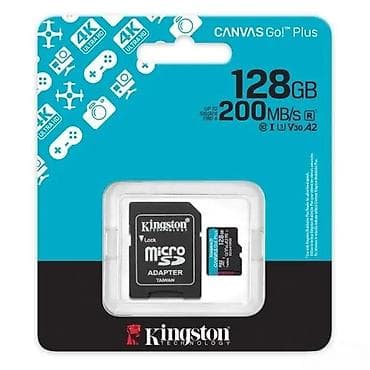 Kingston Canvas Go! Plus microSDXC 128GB sa SD adapterom - Kapacitet na lalafo.rs Kingston Canvas Go! Plus microSDXC 128GB sa SD adapterom - Kapacitet